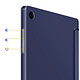 Avis Tech-Protect Étui Clapet pour Galaxy Tab A11 Plus avec Support Multi Angles et Auto-Veille Bleu nuit