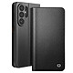 Qialino Étui Portefeuille pour Galaxy S26 Ultra avec Support en Cuir Effet Mat Noir Étui portefeuille noir pour Galaxy S26 Ultra avec rabat à clapet, coque silicone ajustée et protection intégrale