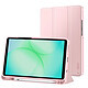 Tech-Protect Étui Clapet pour Galaxy Tab A11 Auto-Veille avec Support et Porte Stylet Rose Étui SmartCase Pen pour Galaxy Tab A11 avec protection intégrale et porte stylet intégré