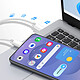 Avis Avizar Câble USB-C vers USB-C pour Smartphone / Laptop Quick Charge 40W avec Cordon 2m