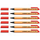 STABILO Stylo Feutre GREENpoint Pointe large 0,8 mm Rouge x 6 Crayon feutre