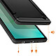 Acheter Spigen SGP Coque pour Galaxy Tab A9 / Tab A11 Effet Carbone Modèle Rugged Armor Noir