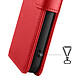 Zanaé Étui Portefeuille pour Redmi 15C avec Fonction Support et Languette Magnétique Rouge pas cher