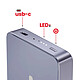 Avis Swissten PowerBank MagSafe Slim Qi2 15W 10000mAh avec Charge USB-C PD 20W Gris