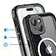 Avis Shellbox Coque Intégrale 360° pour iPhone 15 Plus Compatible MagSafe Étanche IP68 Noir