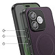 Avis Avizar Coque pour Honor 600 Lite Effet Carbone Compatible MagSafe / Qi2 avec Béquille