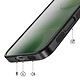 Avizar Coque pour Honor 600 Lite Effet Carbone Compatible MagSafe / Qi2 avec Béquille pas cher