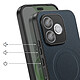 Avis Avizar Coque pour Honor 600 Lite Effet Carbone Compatible MagSafe / Qi2 avec Béquille