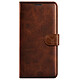Zanaé Étui Portefeuille pour Galaxy S26 Plus Édition Columbia avec Fonction Support Marron - Cet étui portefeuille Zanaé Columbia marron pour Galaxy S26 Plus allie une texture antidérapante à une finition élégante effet vintage