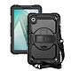 Tech-Protect Coque Intégrale pour Galaxy Tab A11 Modèle Solid avec Poignée Arrière Rotative Noir pas cher