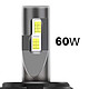 Avizar Lot de 2 Ampoules LED M8 Pro H4 60W 12V 6000K 12000lm IP65 pour Voiture pas cher
