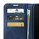 Acheter Zanaé Étui Portefeuille pour Galaxy S26 Ultra Édition Columbia avec Fonction Support Bleu nuit