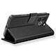 Avizar Étui Portefeuille pour Honor 600 Lite Série Chesterfield avec Fonction Support - Cet étui série Chesterfield noir offre une protection complète contre rayures, chocs et usure quotidienne pour votre Honor 600 Lite
