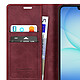 Avizar Étui Portefeuille pour Galaxy A17 Collection CaseMe Effet Vintage pas cher