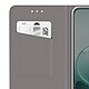 Avizar Étui pour Oppo A6 Texturé Strié avec Fonction Support et Porte-cartes pas cher