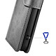 Zanaé Étui Portefeuille pour Galaxy S26 Édition Columbia avec Fonction Support Gris pas cher