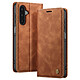 Avizar Étui Portefeuille pour Galaxy A17 Collection CaseMe Effet Vintage - Protection complète avec coque interne souple et rabat magnétique limitant les impacts, les rayures et les chocs du quotidien à votre Galaxy A17