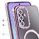 Avis Avizar Coque pour Galaxy A57 Compatible Charge Qi avec Contour Diamant Strassé