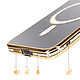 Acheter Avizar Coque pour Galaxy A57 Compatible Charge Qi avec Contour Diamant Strassé
