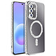 Avizar Coque pour Galaxy A57 Compatible Charge Qi avec Contour Diamant Strassé - Coque pour Samsung Galaxy A57 compatible Qi offrant une protection robuste contre les impacts et les rayures du quotidien