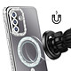 Avizar Coque pour Galaxy A57 Compatible Charge Qi avec Contour Diamant Strassé pas cher