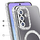 Avis Avizar Coque pour Galaxy A57 Compatible Charge Qi avec Contour Diamant Strassé