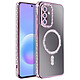 Avizar Coque pour Galaxy A57 Compatible Charge Qi avec Contour Diamant Strassé - Coque pour Samsung Galaxy A57 compatible Qi offrant une protection robuste contre les impacts et les rayures du quotidien