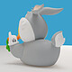 Looney Tunes - Figurine Tubbz Bugs Bunny Boxed Edition 10 cm pas cher