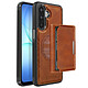 Avizar Coque Magnétique pour Galaxy A17 avec Porte-cartes Amovible et Support - Coque portefeuille magnétique 2-en-1 conçue pour protéger le Samsung Galaxy A17 et transporter cartes et billets