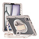 Avizar Coque Renforcée pour iPad Air 13" 2025 avec Bandoulière et Support Vidéo - Coque renforcée pour iPad Air 13" 2025 avec dos rigide, contour silicone et coins antichoc
