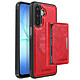 Avizar Coque Magnétique pour Galaxy A17 avec Porte-cartes Amovible et Support - Coque portefeuille magnétique 2-en-1 conçue pour protéger le Samsung Galaxy A17 et transporter cartes et billets