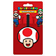 Super Mario - Étiquette de Bagage Toad Étiquette de Bagage Toad.