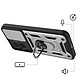Avis Avizar Coque pour Oppo A6 Pro avec Bague Support et Cache Caméra Coulissant