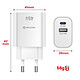 Avis Swissten Chargeur USB-C 45W Power Delivery et USB-A Quick Charge 3.0 18W Blanc