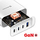 Swissten Chargeur Secteur Multiport 4-en-1 USB-A / 3 USB-C PD 100W GaN Modèle Core Blanc pas cher