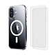 Avis Evetane Coque iPhone 16 Plus Antichoc compatible Magsafe + 2 Protections écran et 2 protections Objectif Caméra