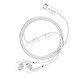 Mayaxess Écouteurs Filaires USB-C avec Micro intégré pour Honor Magic V5 Blanc Ces écouteurs offrent un son clair et équilibré pour écouter vos musiques et podcasts avec précision.