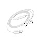Mayaxess Écouteurs Filaires USB-C pour Xiaomi 15 Ultra avec Micro intégré Blanc Ces écouteurs offrent un son clair et équilibré pour écouter vos musiques et podcasts avec précision.