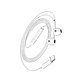 Mayaxess Écouteurs Filaires USB-C avec Microphone intégré pour Xiaomi Poco F7 Blanc Ces écouteurs offrent un son clair et équilibré pour écouter vos musiques et podcasts avec précision.