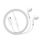 Mayaxess Écouteurs Filaires USB-C avec Micro intégré pour Pixel 7 Blanc Ces écouteurs offrent un son clair et équilibré pour écouter vos musiques et podcasts avec précision.