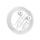 Mayaxess Écouteurs Filaires USB-C avec Micro intégré pour Galaxy Z Fold 5 Blanc Ces écouteurs offrent un son clair et équilibré pour écouter vos musiques et podcasts avec précision.