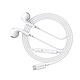 Mayaxess Écouteurs Filaires USB-C avec Micro intégré pour iPhone 15 / 15 Pro / 15 Pro Max / 15 Plus Blanc Ces écouteurs offrent un son clair et équilibré pour écouter vos musiques et podcasts avec précision.