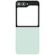 Clappio Kit Vitre Arrière Supérieure et Inférieure pour Galaxy Z Flip 6 - Kit complet de vitres arrières supérieure et inférieure verte parfaitement compatible avec le Samsung Galaxy Z Flip 6