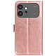 Mayaxess Étui Portefeuille pour Honor 600 / 600 Pro avec Support Vidéo et Dragonne Rose gold Étui portefeuille rose gold de marque Mayaxess conçu sur mesure pour envelopper et protéger le Honor 600 / 600 Pro