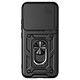 Avizar Coque pour Realme 16 Pro avec Bague Support et Cache Caméra Coulissant Protection renforcée certifiée MIL-STD-810G contre chocs et chutes pour votre Realme 16 Pro