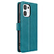 Avizar Étui pour Oppo A6 Pro Folio Classique avec Fonction Support Trois emplacements pour cartes et une pouchette latérale pour billets parfaitement adaptés aux dimensions de votre Oppo A6 Pro.