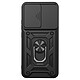 Avizar Coque pour Oppo Reno 15 avec Bague Support et Cache Caméra Coulissant Protection renforcée certifiée MIL-STD-810G contre chocs et chutes pour votre Oppo Reno 15