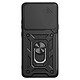 Avizar Coque pour Motorola Signature avec Bague Support et Cache Caméra Coulissant Protection renforcée certifiée MIL-STD-810G contre chocs et chutes pour votre Motorola Signature
