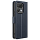Avizar Étui pour Realme 16 Pro Effet Cuir Texturé avec Miroir et Porte-cartes Housse de protection intégrale bleu nuit de marque Avizar sur mesure pour Realme 16 Pro