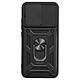 Avizar Coque pour Oppo Reno 15 Pro avec Bague Support et Cache Caméra Coulissant Protection renforcée certifiée MIL-STD-810G contre chocs et chutes pour votre Oppo Reno 15 Pro